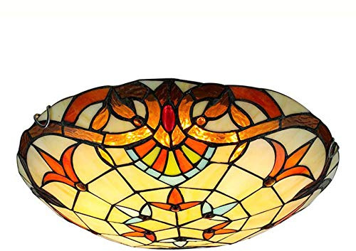 YRYRYW Stile Lampade a soffitto a LED Barocco Barocco Fatto a Mano Montaggio di Lampadina del soffitto in Vetro per la Camera da Letto INCEDIZIONE del Corridore Ingresso, Forno LED, 30/40/50 cm, Luce