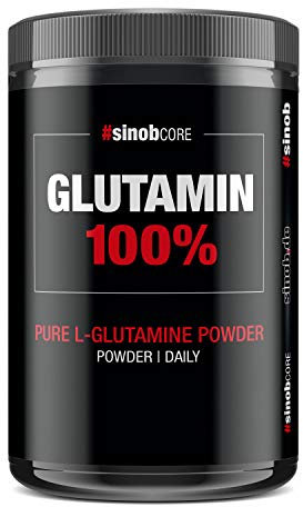 Glutamin 100% - Pures L Glutamin Pulver Hochdosiert 1 x 500 g. Geschmacksneutral in freier Form, Rein und ohne Zusätze. Vegan, Glutenfrei & Laktosefrei