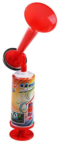 VOSAREA Große Lufthupe, Handpumpe, laute Geräusche, für Sicherheitspartys, Sportveranstaltungen (zufällige Farbe)