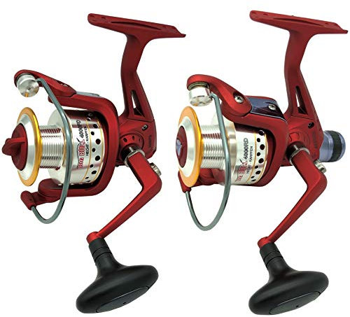 Paladin Big Bull Pro Spinrolle FD & RD - Spin Rolle/Angelrolle/Stationärrolle - 1000 bis 6000 mit Frontbremse oder Heckbremse + Ersatzspule (4000 RD (Heckbremse) - Schnurfassung: 188m/0,25mm)