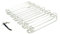 Hostelnovo - Pack de 2 Colgadores de Copas para Techo y Pared - Soporte para Copas de Vino Colgante Ideal para Bar o Restaurante de Acero Inoxidable 18/8