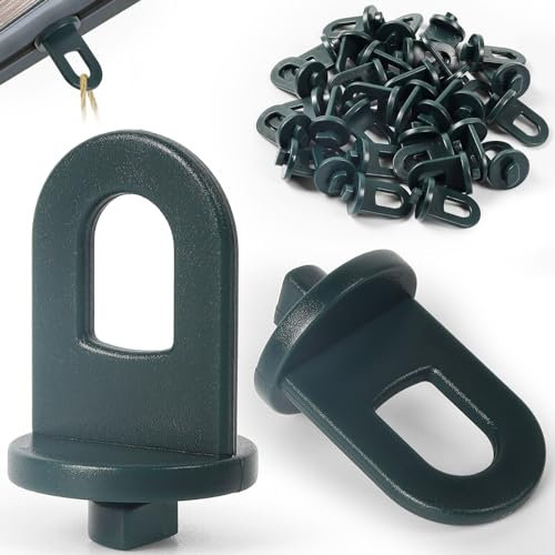 Gucass Lot de 50 Clips à Effet de Serre | Installation Facile | Attaches en Plastique pour Serre | Clips Polyvalents