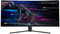 LC-POWER LC-M34-UWQHD-165-C 34 Zoll Ultra WQHD Curved Gaming Monitor, 3440 x 1440, 165Hz, HDR 400, 1ms MPRT, 1500R, FreeSync, PbP, Pip, schwarz