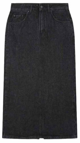 LTB Jeans Danica Skirt - Jeans da Donna in Misto Cotone, Taglia L, Grigio., L
