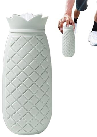 Varm vattenpåse – vattenpåse packflaskor, återanvändbar värmedyna | läckagesäker hand- och fotvärmare, påfyllningsbara kompressionsflaskor, nacke axlar menstruationskramper, semester och