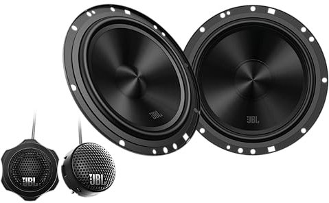 JBL Stage2 GEN2 65CF Komponenten Lautsprecher Auto 165mm (6,5 Zoll): von Harman Kardon Car HiFi mit 90W RMS und 720W Max Component Auto Boxen Set 2 Tieftöner + 2 Hochtöner