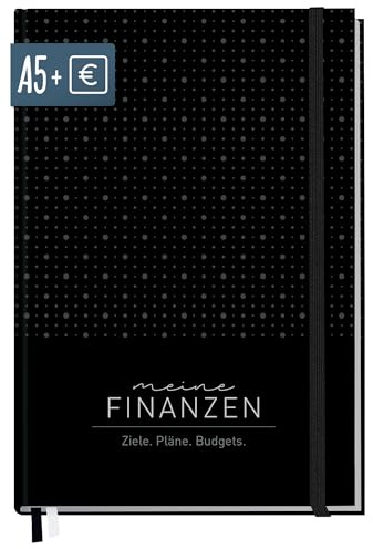 Häfft paper&you® Finanzplaner A5+ Haushaltsbuch Black Edition