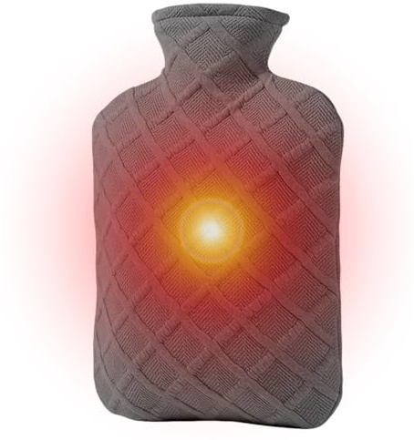 Bolsa De Agua Caliente Con 1.2L Calentador Para Cama Con Agua Caliente