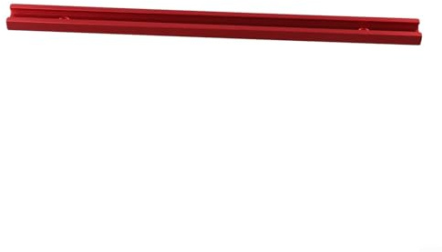 Herramienta de pista de ranura en T para carpintería con construcción de aleación de aluminio, plantilla de inglete extensible de 300 a 600 mm para aplicaciones de enrutador (300 mm)