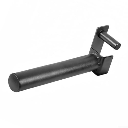 Barra de almacenamiento para barras, 1 pieza, soporte de liberación rápida, organiza discos de peso, ahorra espacio, acero fuerte, soporte para platos, gimnasio en casa y fitness (50 x 50 mm-26)