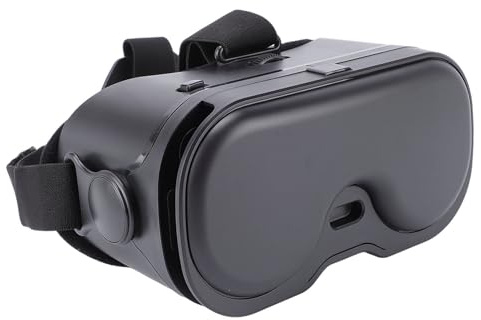 Topiky VR-headset, 120° FOV Justerbara Anti Blue Light 3D-glasögon för IOS Android Pixel-telefoner 5 Till 7 Tum, med Bluetooth-kontroll för VR-spelvideotittande (WHITE)