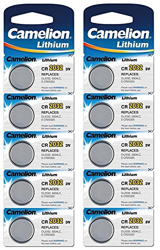 Camelion Lithium 3V Knopfzellen 10 Stk. (2 Blister) CR2032