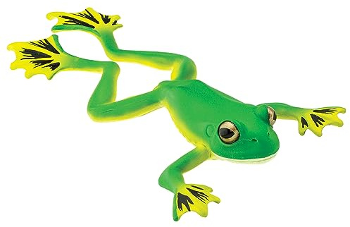 Safari Ltd. Flying Tree Frog Figurine - Lifelike 8 Amphibian Figure - Educational Toy for Boys, Girls, and Kids Ages 3+