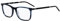 HUGO Rechteckig Azetat Brillen in Striped Blue für Herren, Brille mit Sehstärke, optional mit Sonnenbrillen tönung oder Blaulichtfilter (Modell Hg 1018)