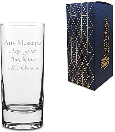 Personalised Engraved 11oz Hiball, Gift Boxed, Personalise with Any Name and Message, Perfect for Any Occasion