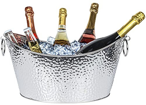 12L Edelstahl isoliert Getränk Wannen, große Eiskübel für Parteien, Champagner Eimer für Unternehmen und Familie Partei
