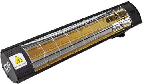 SIP Infrared Halogen Heater 230V 2kW Electric Patio Heater for Home & Garden 6820 BTU/hr