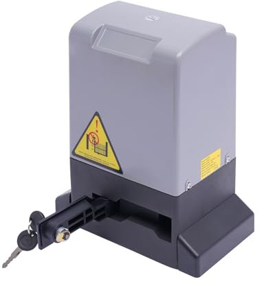 Azionamento elettrico per cancello scorrevole da 550 W, motore automatico da 1200 kg, azionamento per cancello scorrevole, apertura porta del garage, azionamento motore Ip44 con telecomando