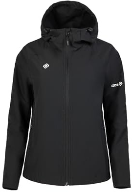 Izas Lascel W Chaqueta Ligera y Funcional de Mujer para Running y Trekking. Capucha Ajustable y Plegable. Transpirable y Confortable