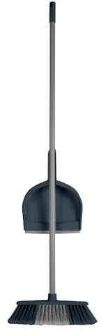 PALIO Escoba con Mango y Pala Midnight Blue