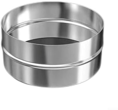 Rallonge de conduit de cheminée pour poêle à bois et poêle de tente, design en acier inoxydable (180)