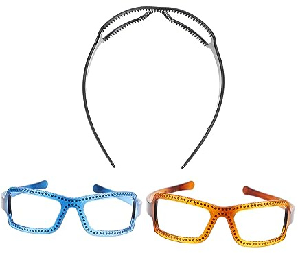 POPETPOP 3pièces Lunettes De Soleil Bandeau Créatif Accessoire De Coiffure Original Outil De Fixation Cheveux Cadeau Pour Fille