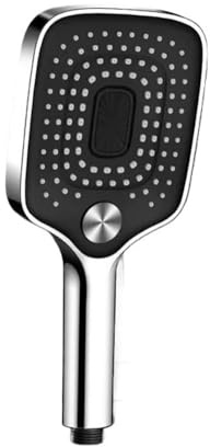 PEVAVFZMMY Cabezal de ducha techo 14 pulgadas for panel grande y gran caudal, supercarga, 3 modos, ABS alta presión, efecto lluvia Cabezal de ducha(Silver hand shower)