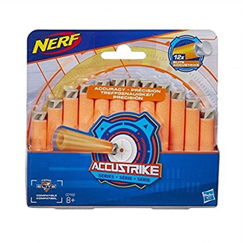 Nerf - Elite 12 Dardos accustrike (Hasbro C0162EU4)