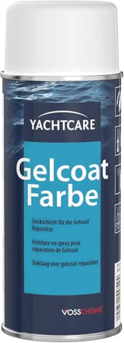 Yachtcare Gelcoat Farbe 400ML RAL 9001 - cremeweiß - die perfekte Endversiegelung aus der Sprühdose für das Finish jeder GFK- und Gelcoat Reparatur