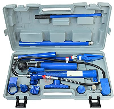 Martinetto idraulico kit riparazione carrozzeria 10 Tonnellate pressa idraulica