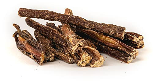 Hey Pets getrockneter Rinderschlund (rund) als natürlicher Snack/Kauknochen für Hunde, getreidefreie Leckerli, 100% Rind in Top-Qualität, 500g, natürliche Zahnpflege