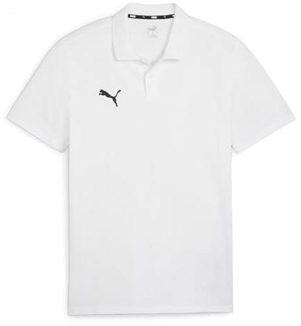 Puma Herren Teamgoal Casuals Poloshirt, Puma White-Puma Black, L EU