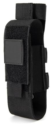 Tourniquet Halter 15x5cm, 2 in 1 Erste Hilfe Tasche Klein, Tourniquet Pouch Scherentasche, Tourniquet Tasche Tragbare, Wasserdicht Ausrüstungskoffer, Gürteltasche Outdoor First Responder (Schwarz)