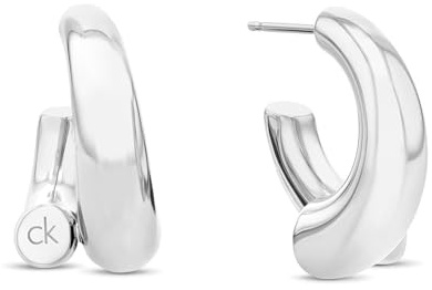 Calvin Klein Clous d'Oreilles pour Femme Collection CK SPIRAL en Acier Inoxidable - 35000764
