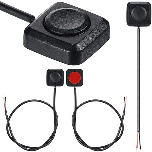 Aboiledy 4 Pcs Momentary Switch Momentary Push Button ON Off Switch 12V 24V Mount Mini Button Switch