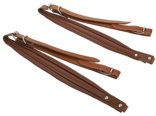 Zerodeko Set da 2 Tracolle Regolabili per Fisarmonica 83-110 Cm Cinturini per Basso Marrone Accessori per Strumenti Musicali per Musicisti e Suonatori