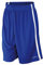 Spiro Herren-Basketball-Shorts, schnelltrocknend, Blau (Royal/Weiß), Gr. XL