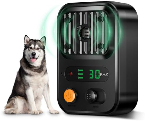 Love begans Antibell für Hunde, Ultraschall Anti Bell Gerät mit 3 Modi, Wiederaufladbares Audio & Ultraschall Hunde Bellen für Outdoor Indoor, Bis zu 10M