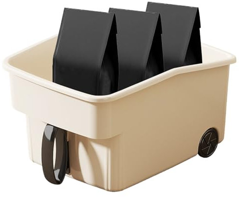 Générique Boîte De Rangement Avec Poignée - Organisateur De Réfrigérateur Pour Aliments Et Épices | Tiroir Portable Pour Cuisine Jouets Vêtements Et Armoires