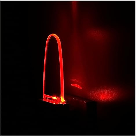 2 Pack LED Night Light, Dusk to Dawn Light Sensor, UK Plug in, Auto On Off Nightlight (Red)