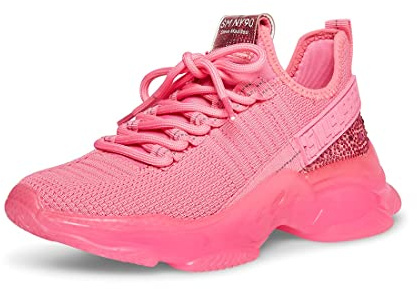 Steve Madden Femme Maxima Basket, Rose, 37 EU