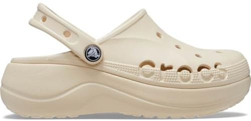 Crocs Baya Platform Clog Winter White Size 4 UK Women