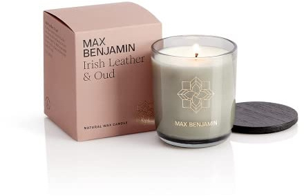 Max Benjamin Duftkerze Irish Leather & Oud 210g