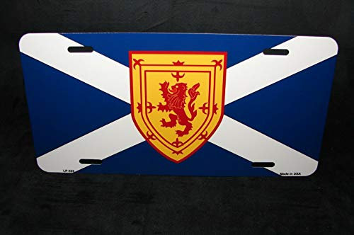 Biopracess scotland flag metal novelty license plate st andrew's cross scottish royal arms license plate 6x12 inches