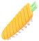 GroveEss Vegetable Scrubber,Cute Carrot Shape Scrubbing Brush with Hanging Hole,Flexible Food Scrubber Brush for Potatoes Corn Carrots Fruit Vegetable Cleaning Home Kitchen Tool