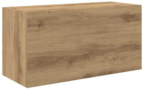 vidaXL Bad-Wandschrank Artisan-Eiche 60x25x30 cm Holzwerkstoff, Bad-Hängeschrank, Hängeschrank Badezimmer, Wand-Badschrank, Hängeschrank Bad