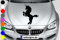 wDesigns Autoaufkleber Einhorn Last Unicorn Pferd Pony Tuning Aufkleber Motorhaube