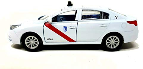PLAYJOCS Taxi de Madrid GT-2894 Coche metálico Juguete para niños y coleccionistas.