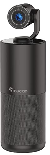 TOUCAN Videokonferenzsystem HD – Professionelle Plug-und-Play USB-Webcam mit Abnehmbarer 1080p-PC-Kamera, multidirektionalen Mikrofonen und klarem Lautsprecher für Zuhause, Büro, Business und Reisen