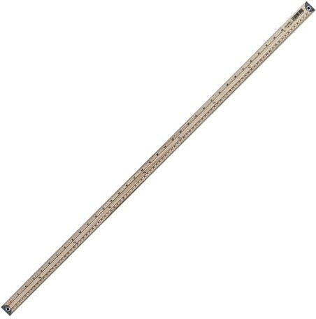 rockible Règle de mesure en bois 1M, bâtons de mètre, Gadget pour vêtements, bricolage, couture multifonction, tailleur, règle de couture pour le bureau de